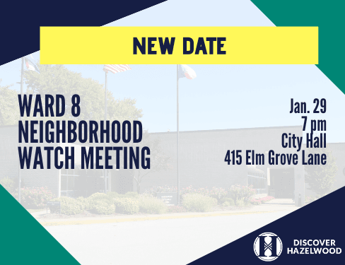 NEW DATE Neighborhood Watch Meeting News Flash